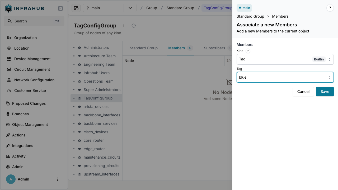 Adding members in group